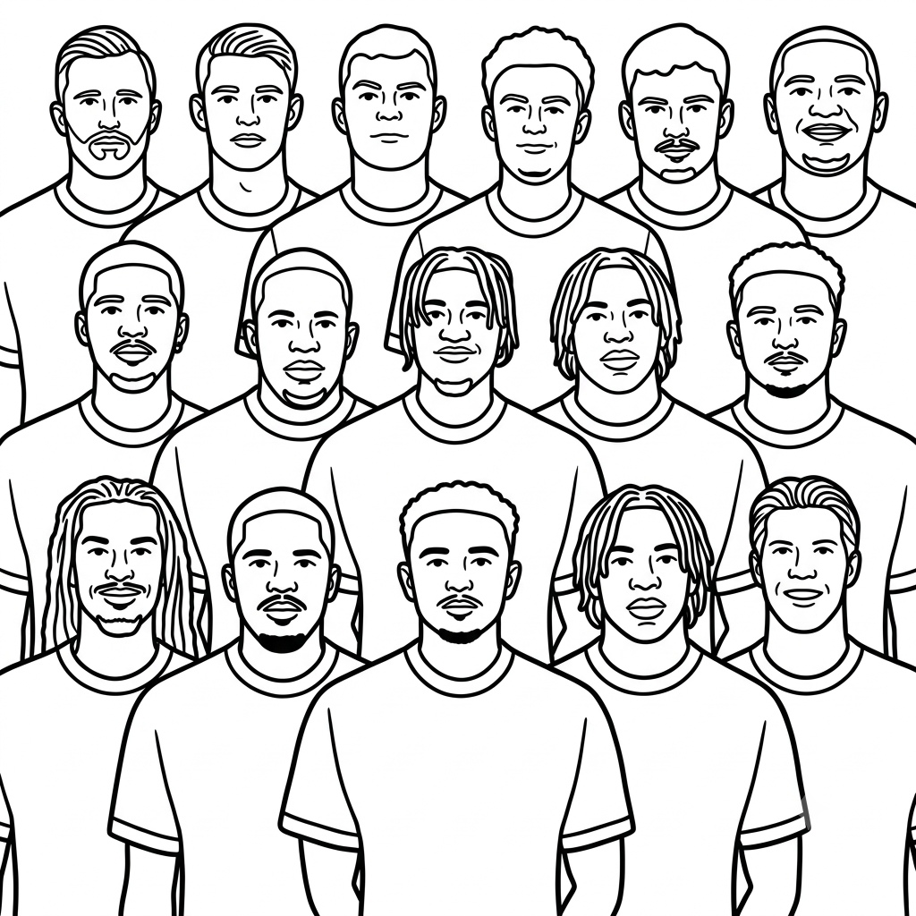 Selección de Suiza Mundial 2026 páginas para colorear para adultos fáciles