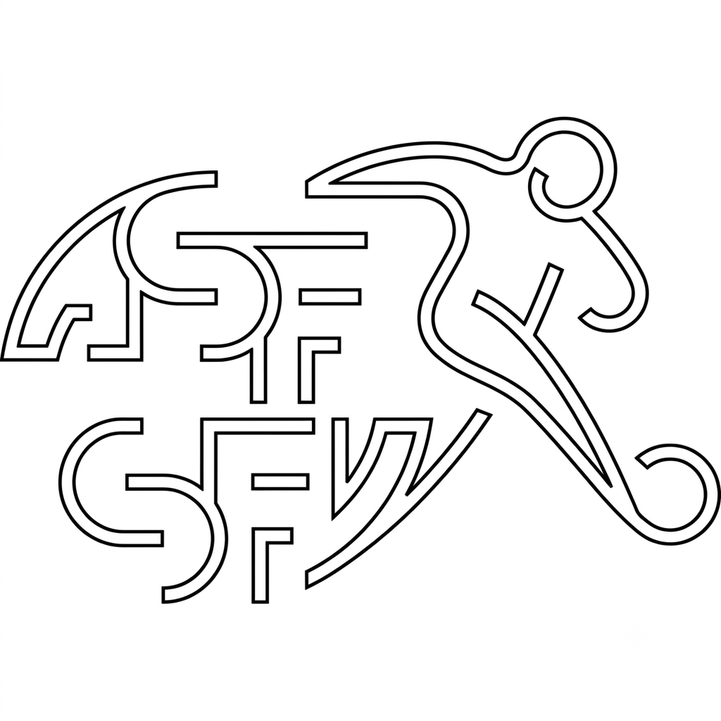 Selección de Suiza Mundial 2026 páginas para colorear pdf
