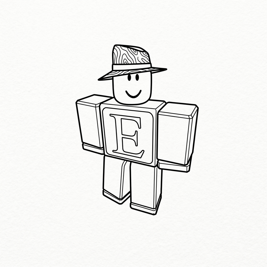 erik.cassel Roblox 9 páginas para colorear de preescolar erik.cassel Roblox