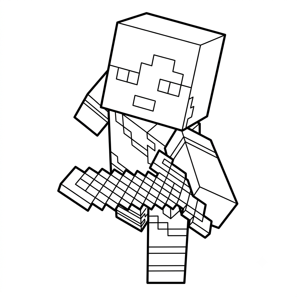 Alex Minecraft páginas para colorear para adultos