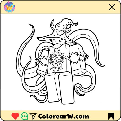 Azure Roblox para colorear thumbnail