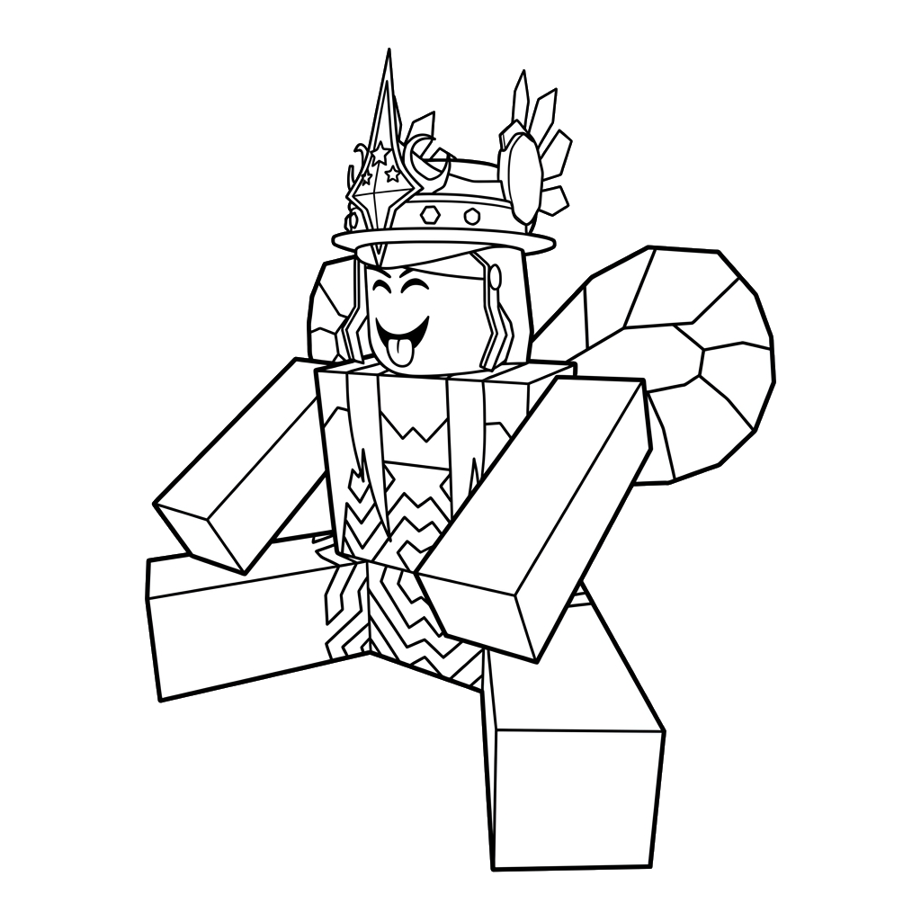 páginas para colorear imprimibles Beeism Roblox