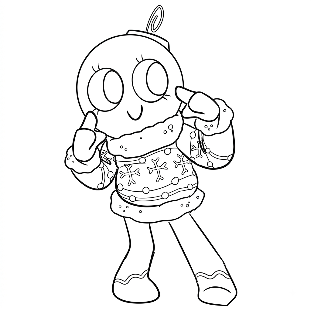 Bobette the Bauble Roblox 3 Bobette the Bauble Roblox páginas para colorear imprimibles