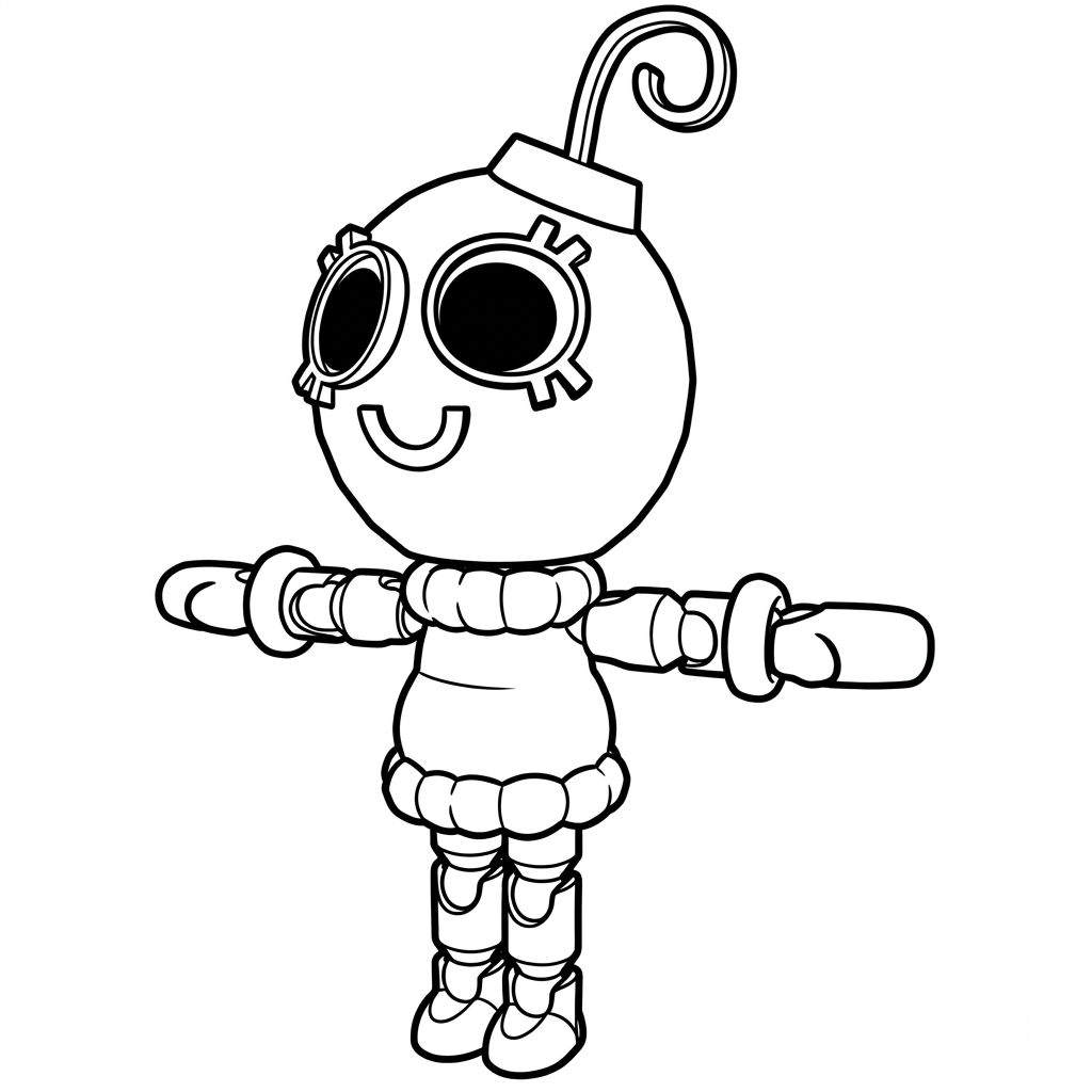 Bobette the Bauble Roblox 9 páginas para colorear Bobette the Bauble Roblox imprimibles gratis