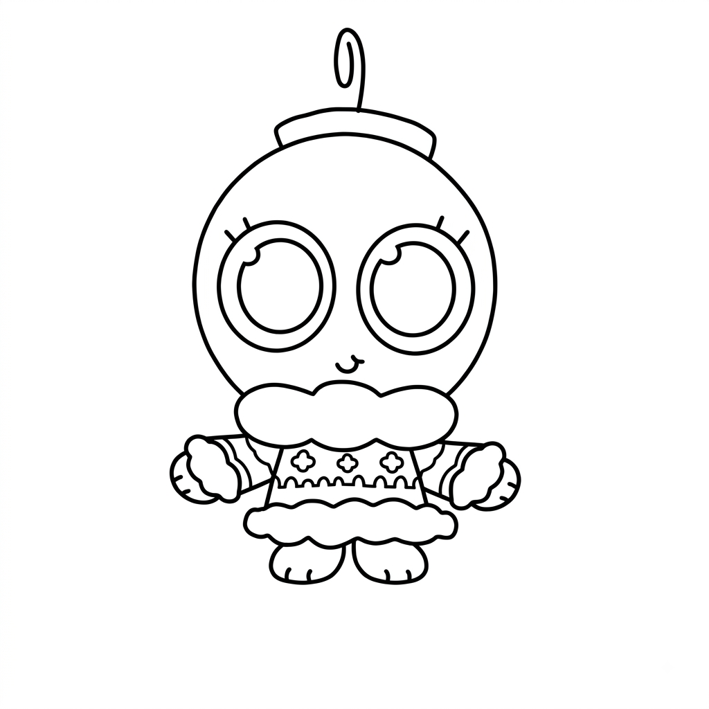 Bobette the Bauble Roblox 2 páginas para colorear para adultos Bobette the Bauble Roblox