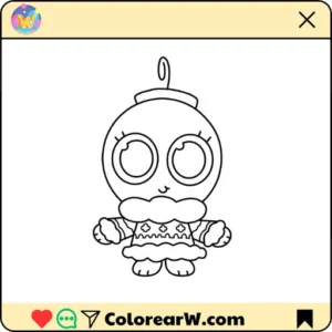 Bobette the Bauble Roblox miniatura a colori