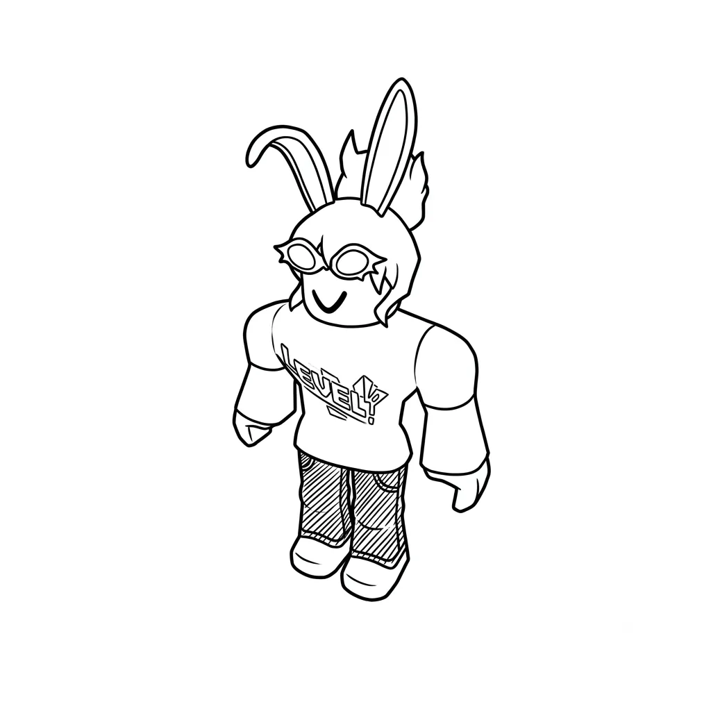 BrightEyes Roblox para colorear