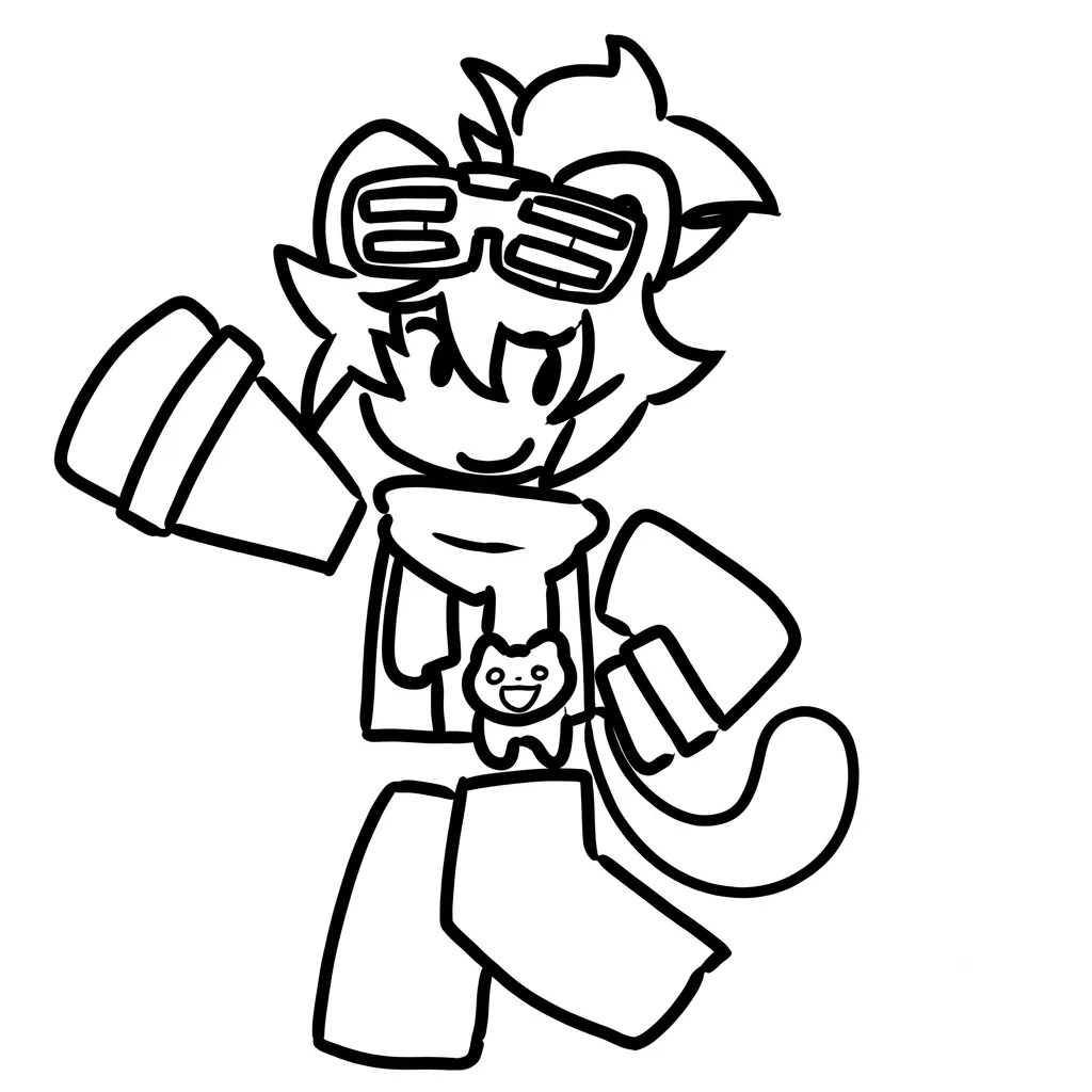 páginas para colorear para adultos BrightEyes Roblox