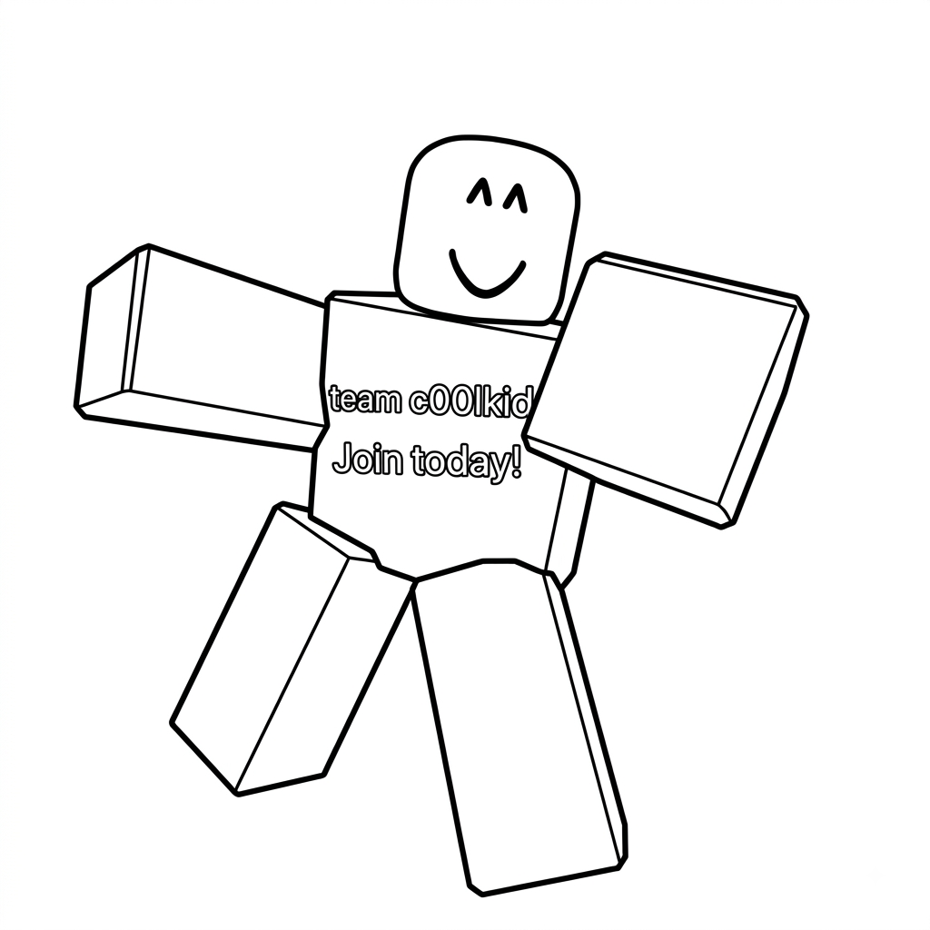C00lKidd Roblox páginas para colorear pdf