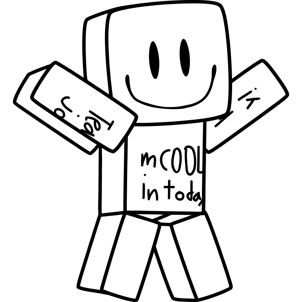 C00lKidd Roblox dibujos para colorear