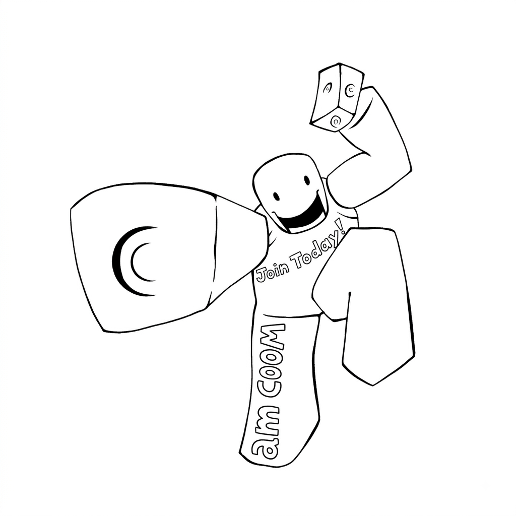 dibujos para colorear C00lKidd Roblox
