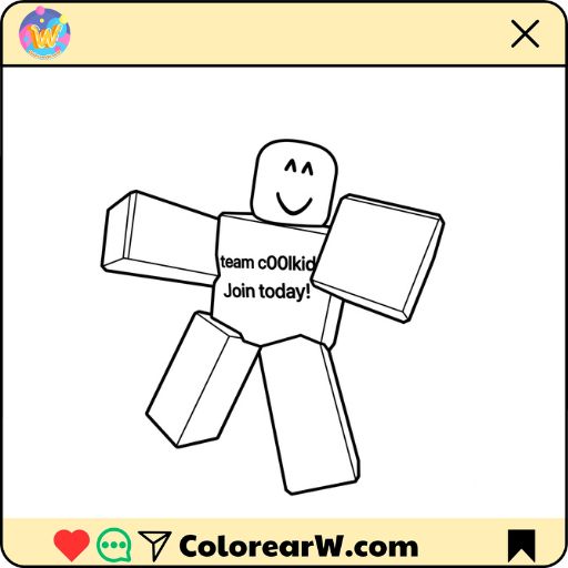 C00lKidd Roblox para colorear thumbnail