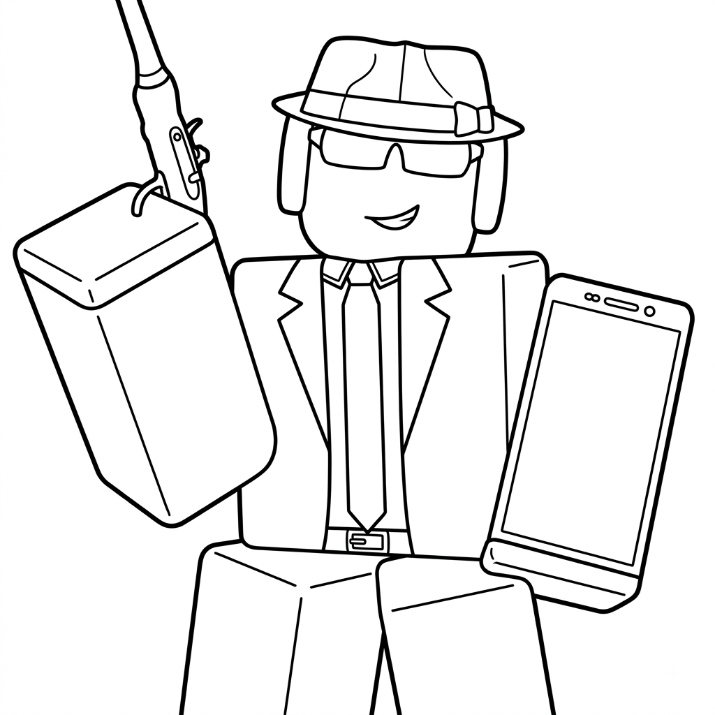 páginas para colorear Chance Roblox imprimibles gratis