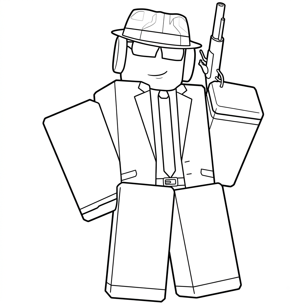 Chance Roblox dibujos para colorear grinch