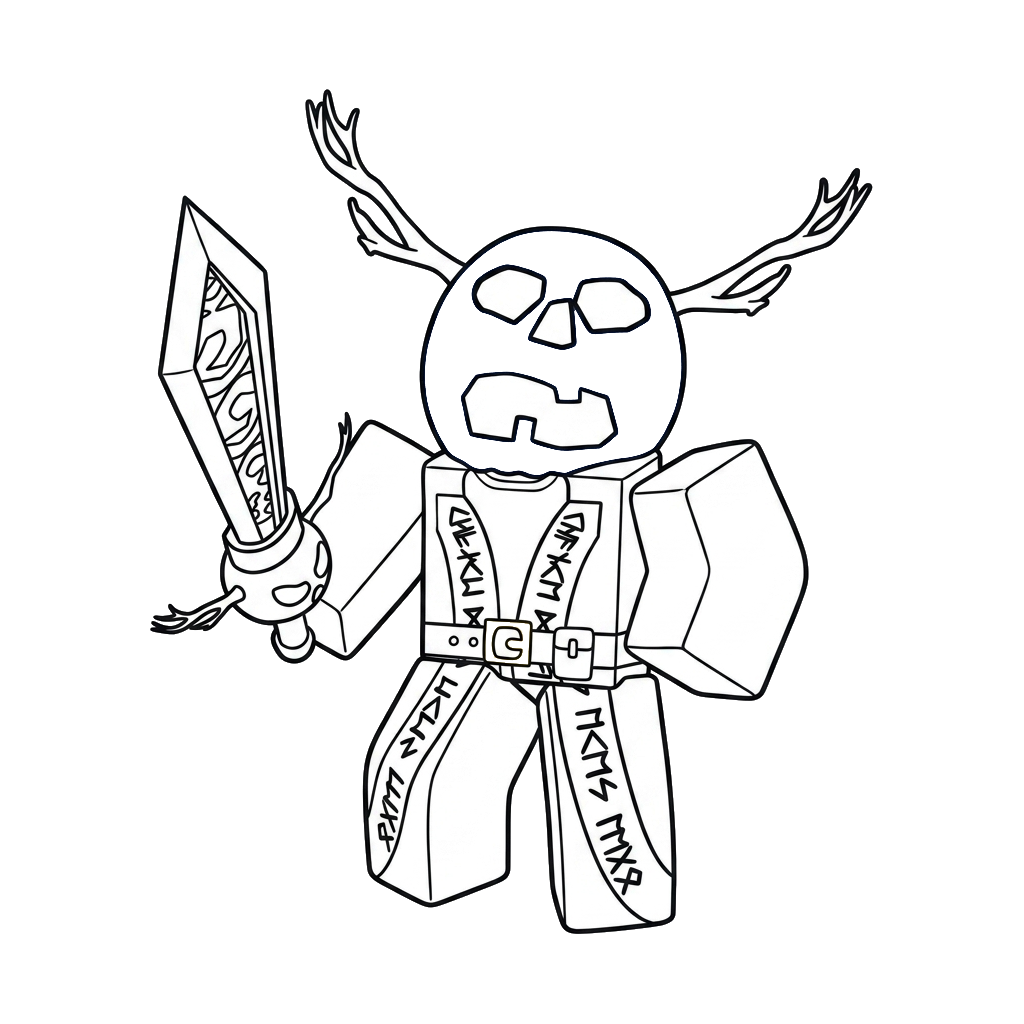 Dusekkar Roblox 2 dibujos para colorear grinch Dusekkar Roblox
