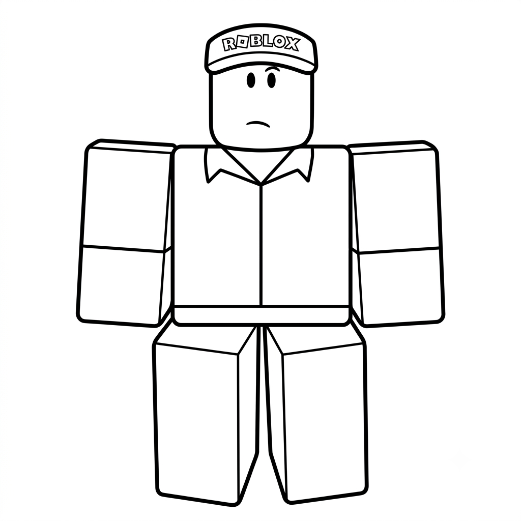 páginas para colorear gratis Elliot Roblox