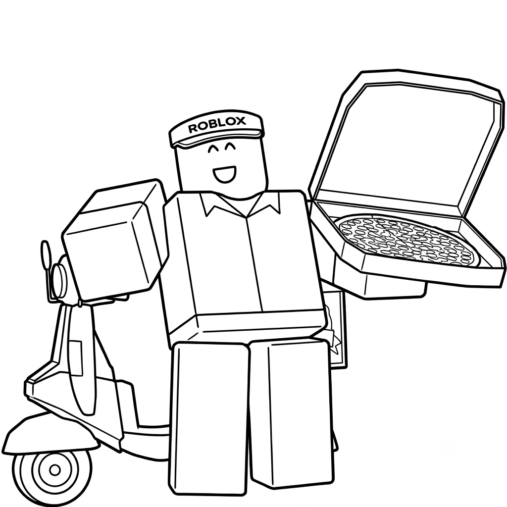 Elliot Roblox adornos para colorear