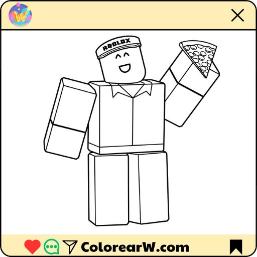 Elliot Roblox para colorear thumbnail