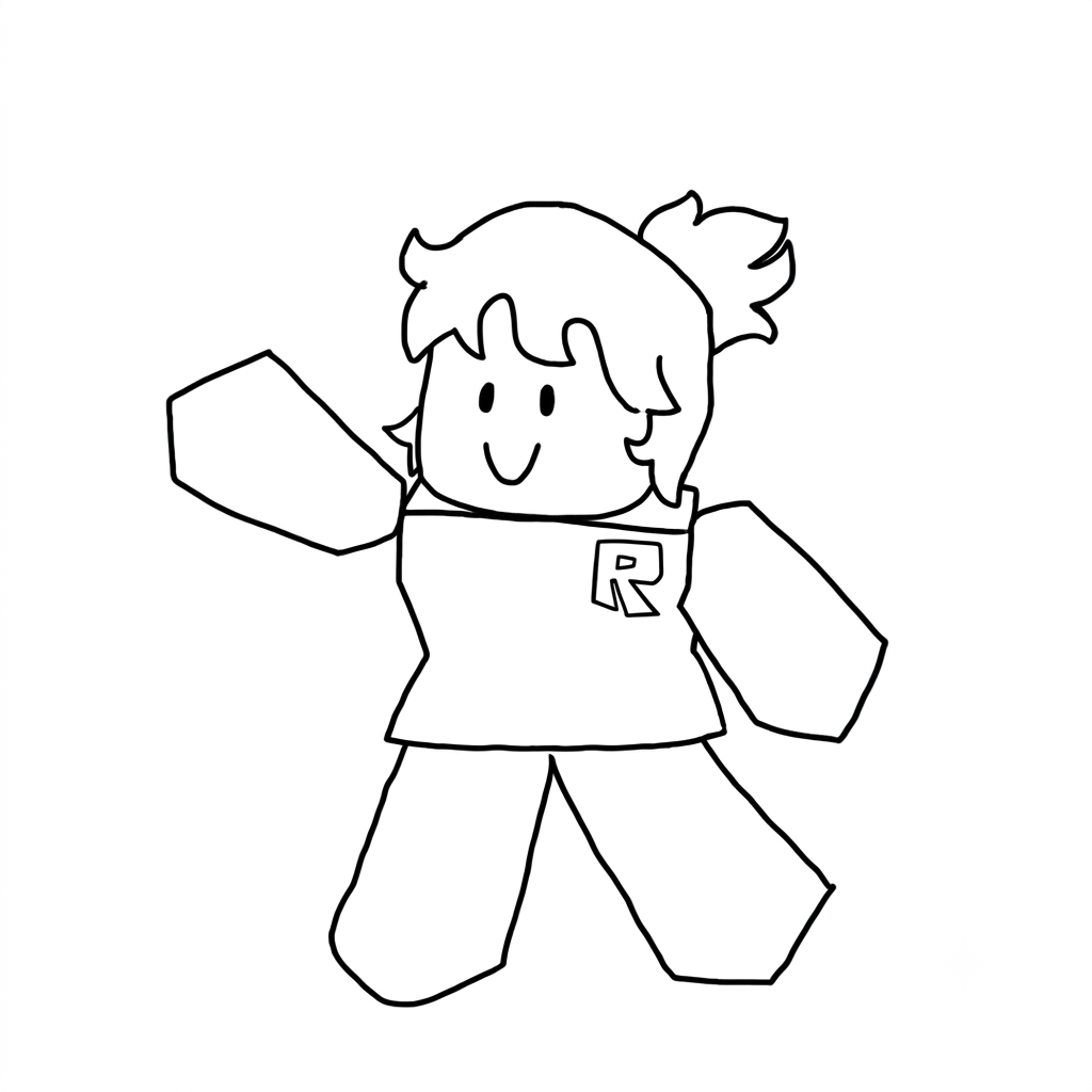 Jane Doe Roblox páginas para colorear gratis