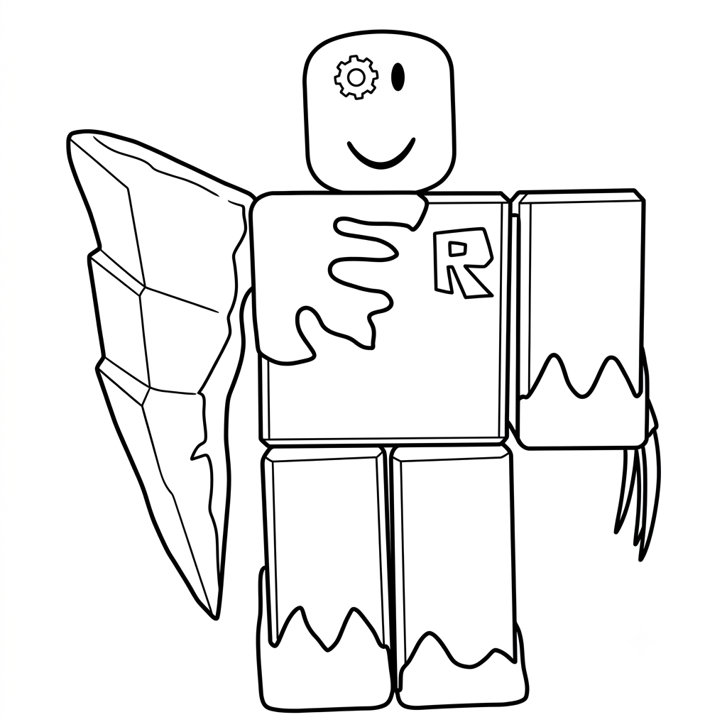 John Doe Roblox adornos para colorear