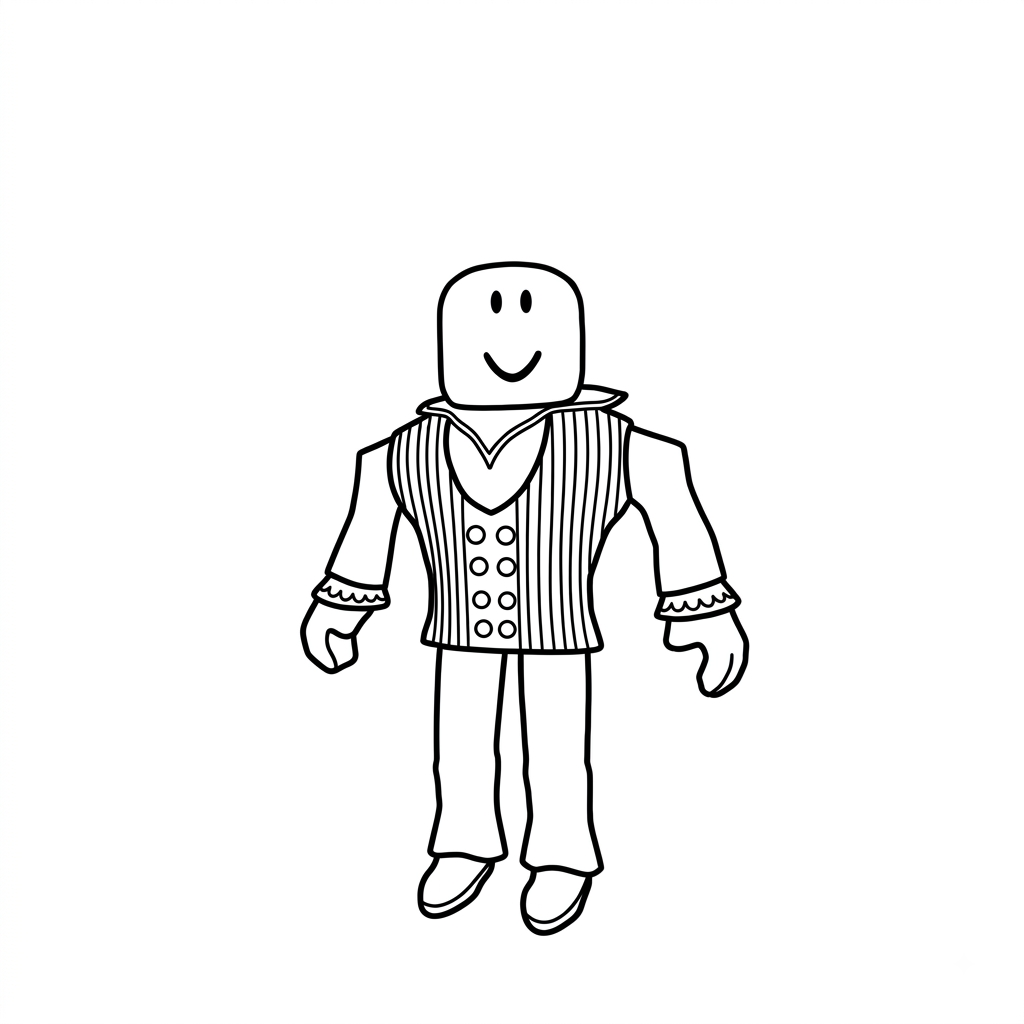 Nosferatu Roblox para colorear