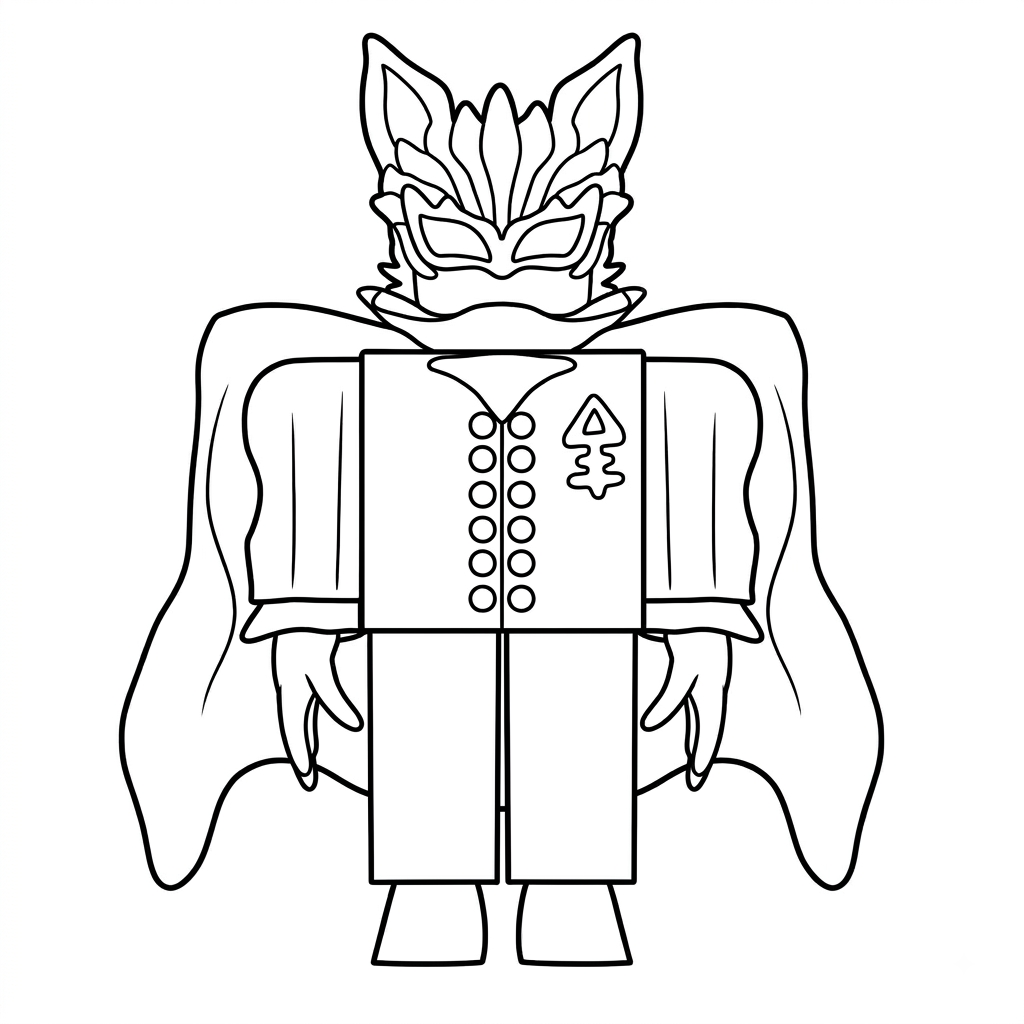 páginas para colorear Nosferatu Roblox