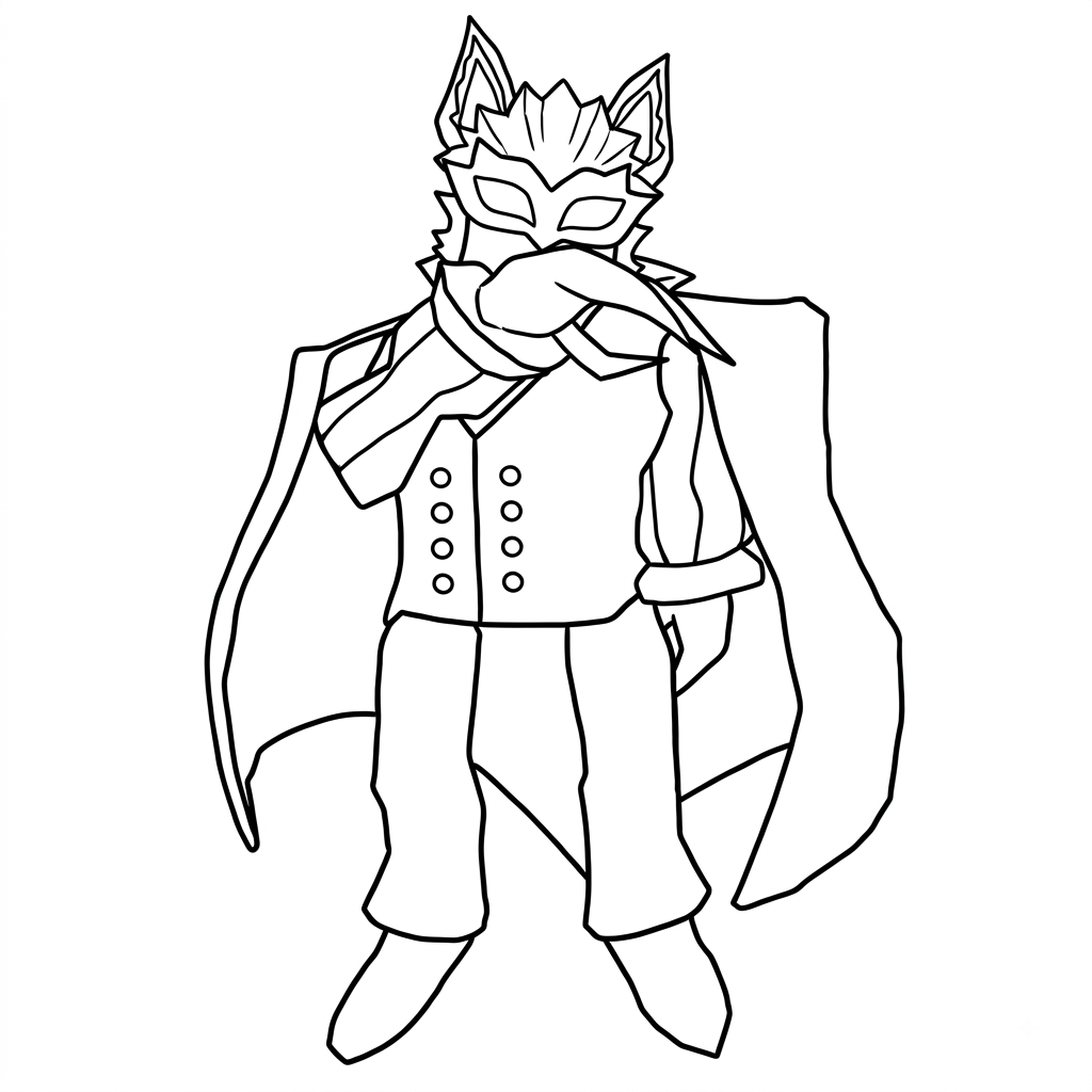 Nosferatu Roblox páginas para colorear pdf