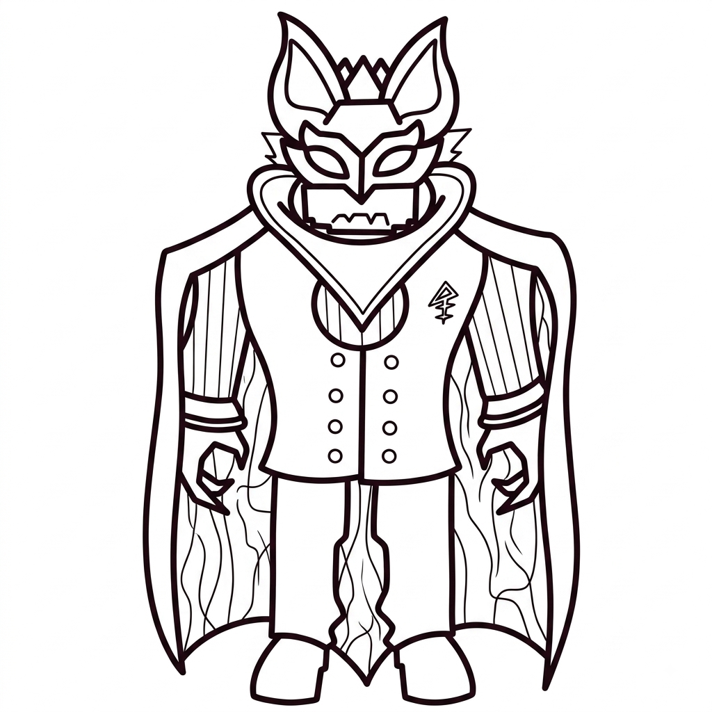 dibujos para colorear Nosferatu Roblox