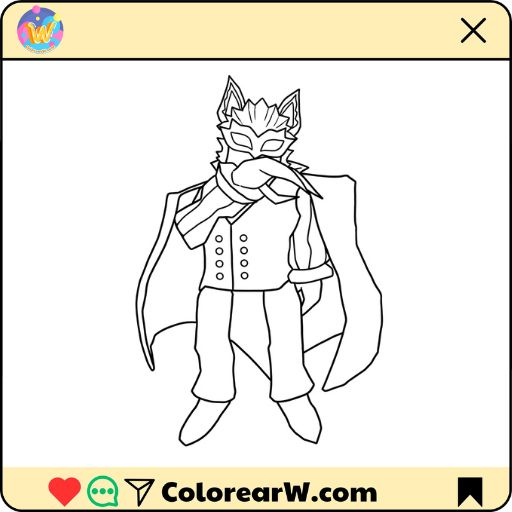 Nosferatu Roblox para colorear thumbnail