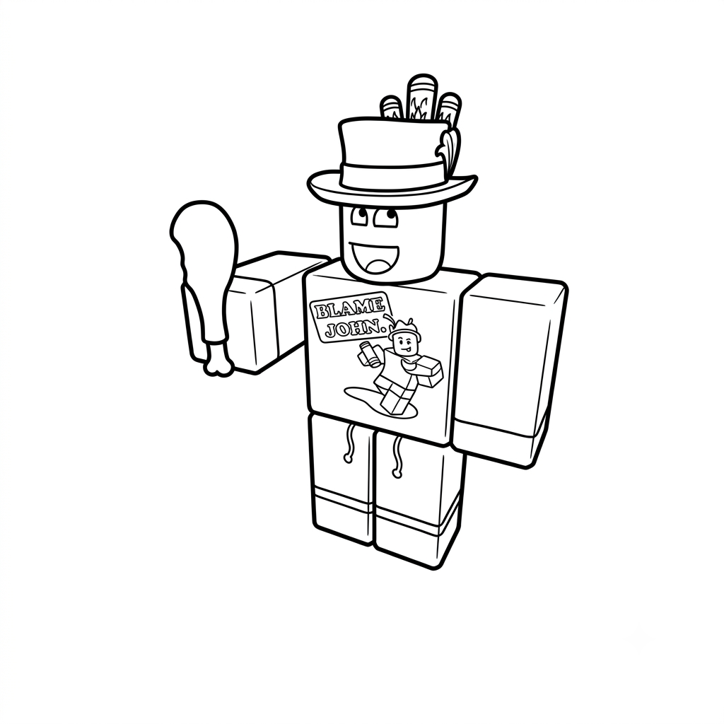 páginas para colorear imprimibles gratis Shedletsky Roblox