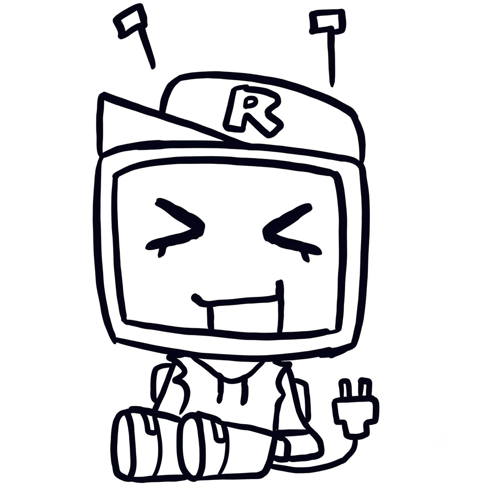 Veeronica Roblox páginas para colorear para adultos fáciles 1