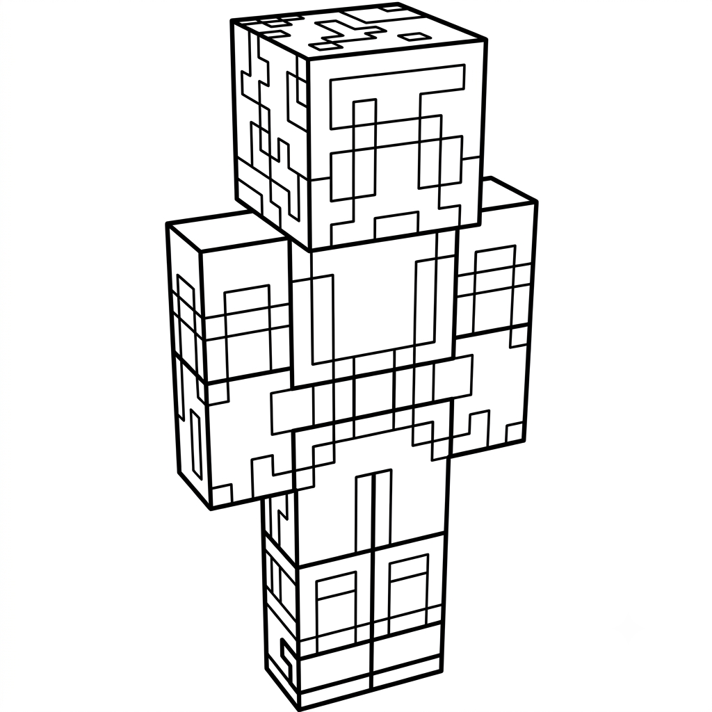 Beast Boy Minecraft dibujos para colorear grinch