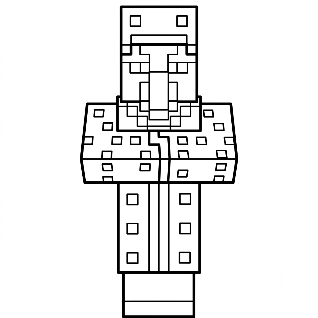 Illusioner Minecraft páginas para colorear pdf
