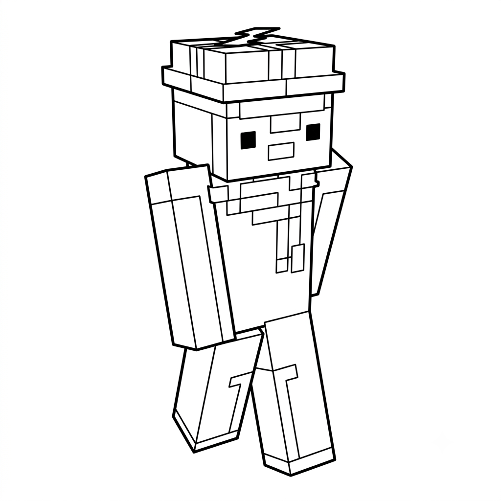Penguin Onesie Minecraft 9 Penguin Onesie Minecraft páginas para colorear imprimibles