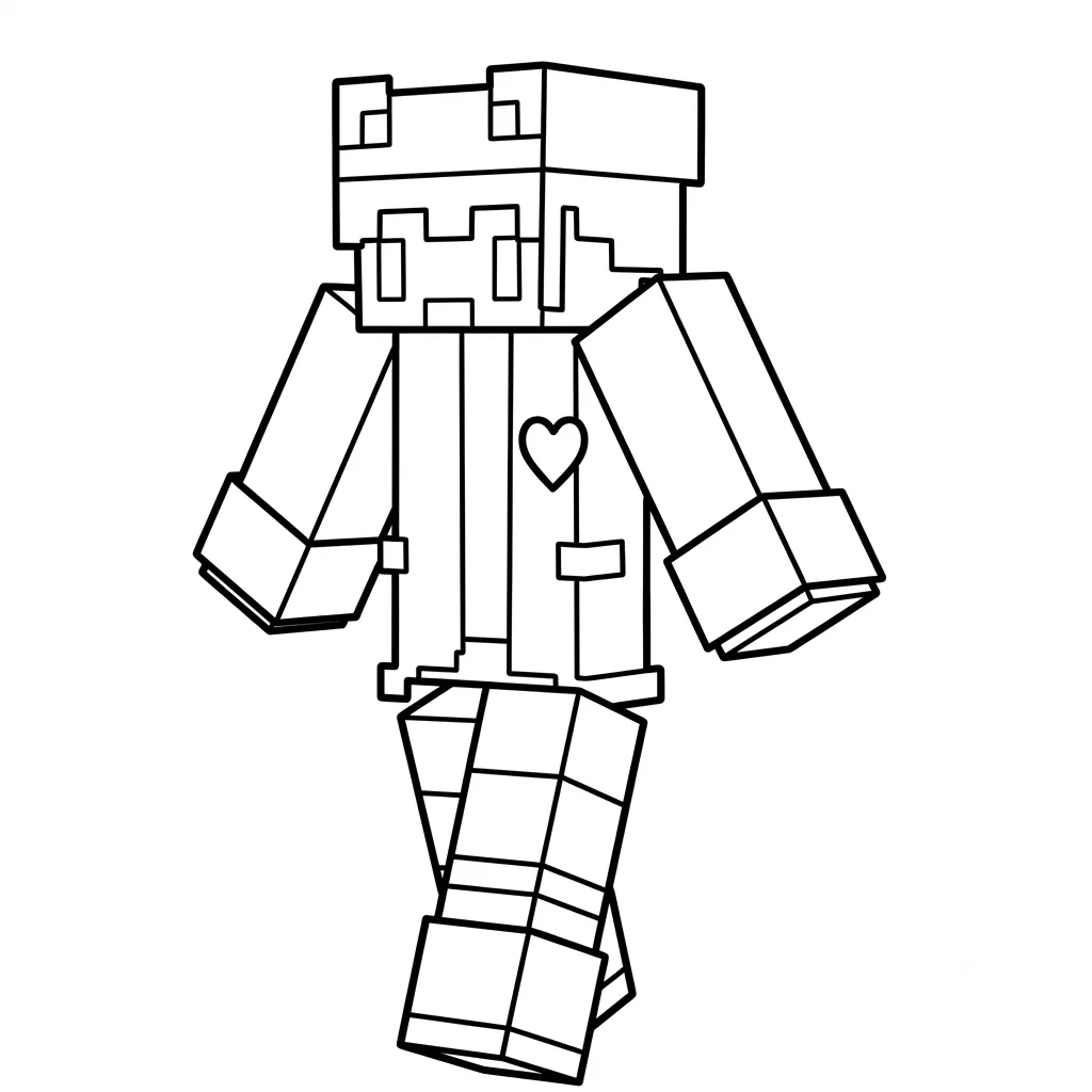 Rana Minecraft páginas para colorear pdf