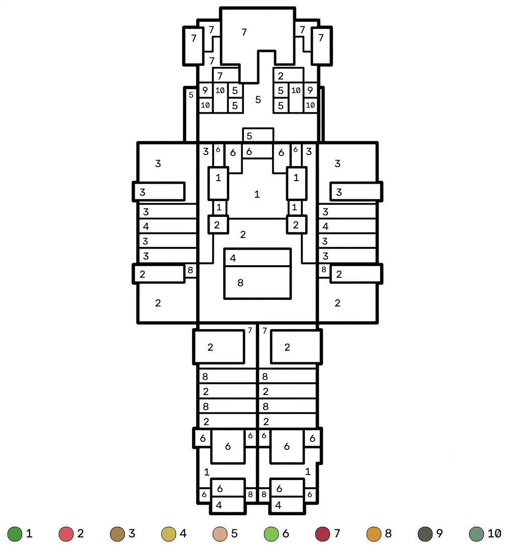 lindas páginas para colorear Rana Minecraft coloring by numbers