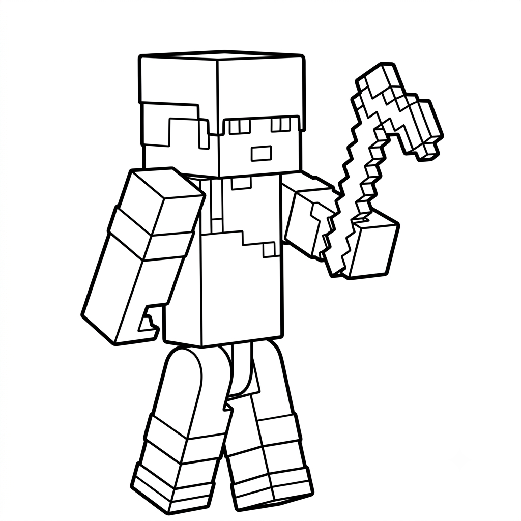 Sunny Minecraft páginas para colorear imprimibles