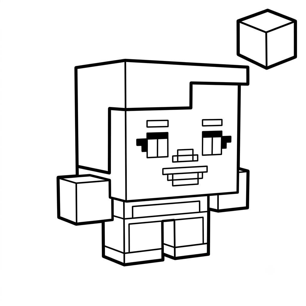 Tiny Agnes Minecraft 7 Tiny Agnes Minecraft páginas para colorear gratis
