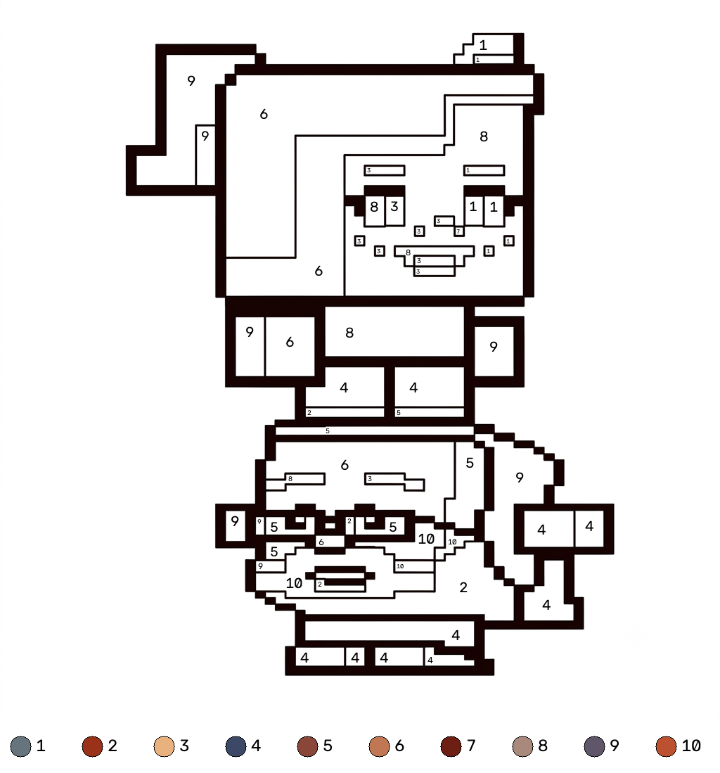 Tiny Agnes Minecraft 11 Tiny Agnes Minecraft coloring by numbers páginas para colorear para niños