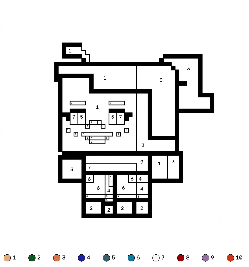 Tiny Agnes Minecraft 10 Tiny Agnes Minecraft coloring by numbers para colorear