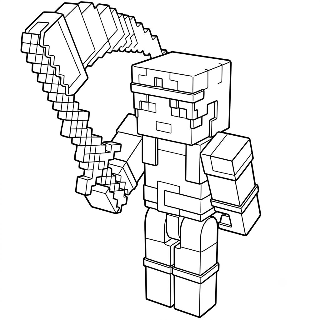 Valorie Minecraft dibujos para colorear