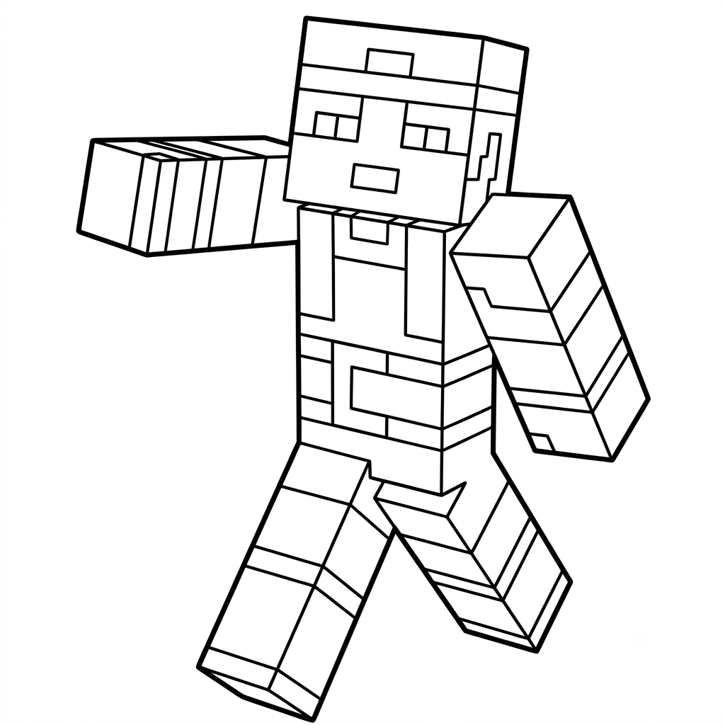 dibujos para colorear Valorie Minecraft