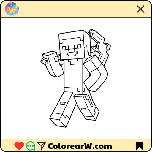 A Minecraft Movie para colorear thumbnail