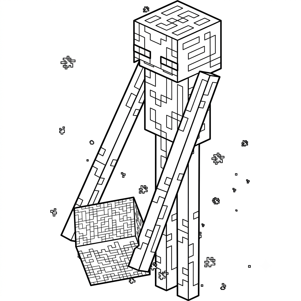 Enderman Minecraft 9 Enderman Minecraft dibujos para colorear grinch 1