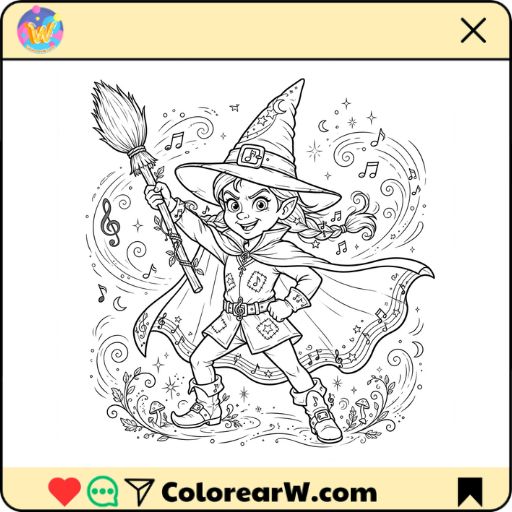 Wicked para colorear thumbnail