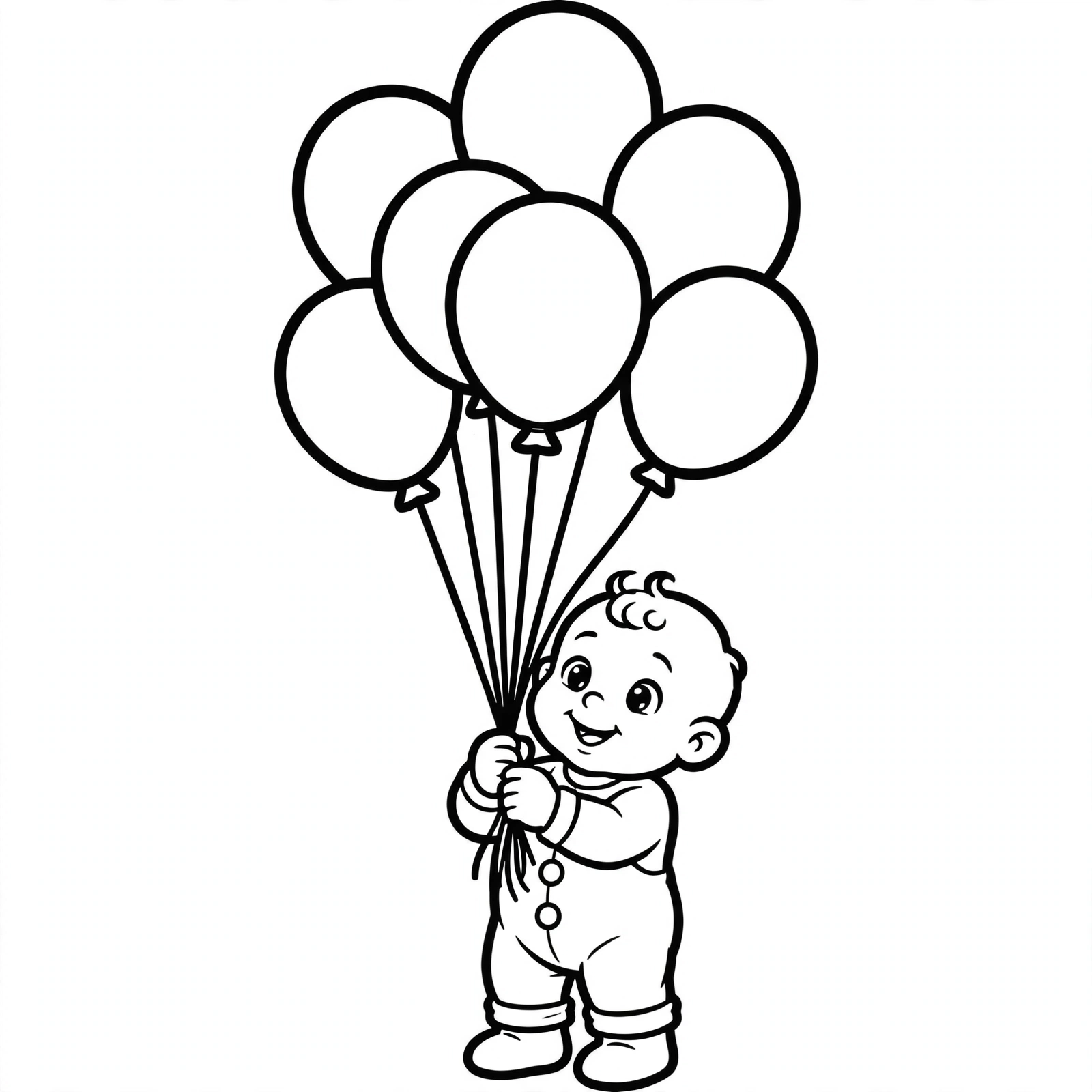 Cocomelon 15 Cocomelon globos para colorear