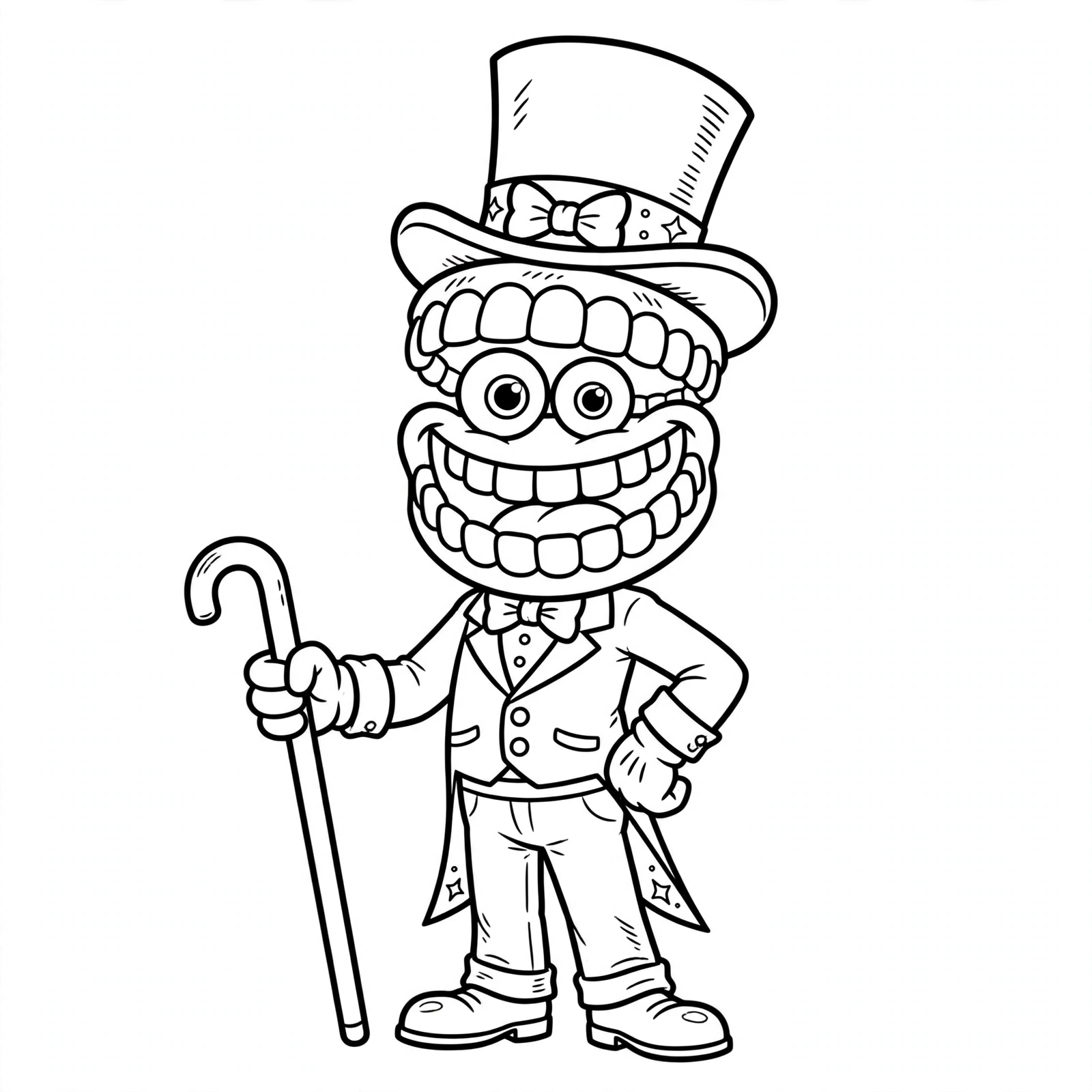 Personajes de Digital Circus para colorear
