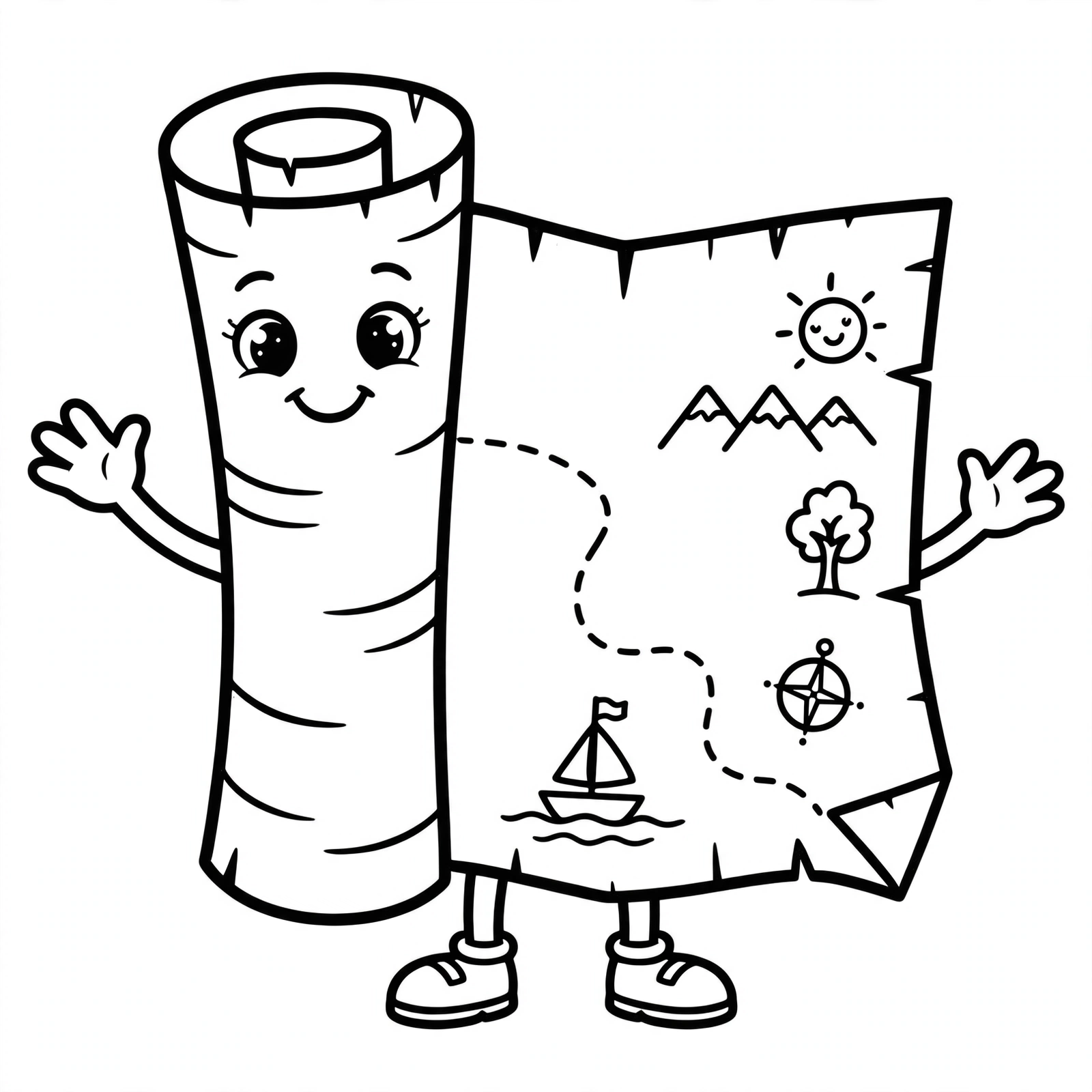 Dora y Boots para colorear