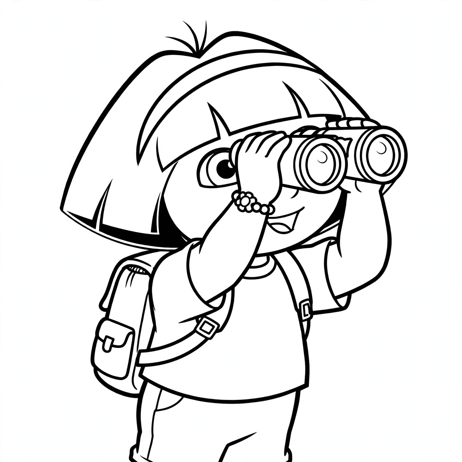 Personajes de Dora para colorear