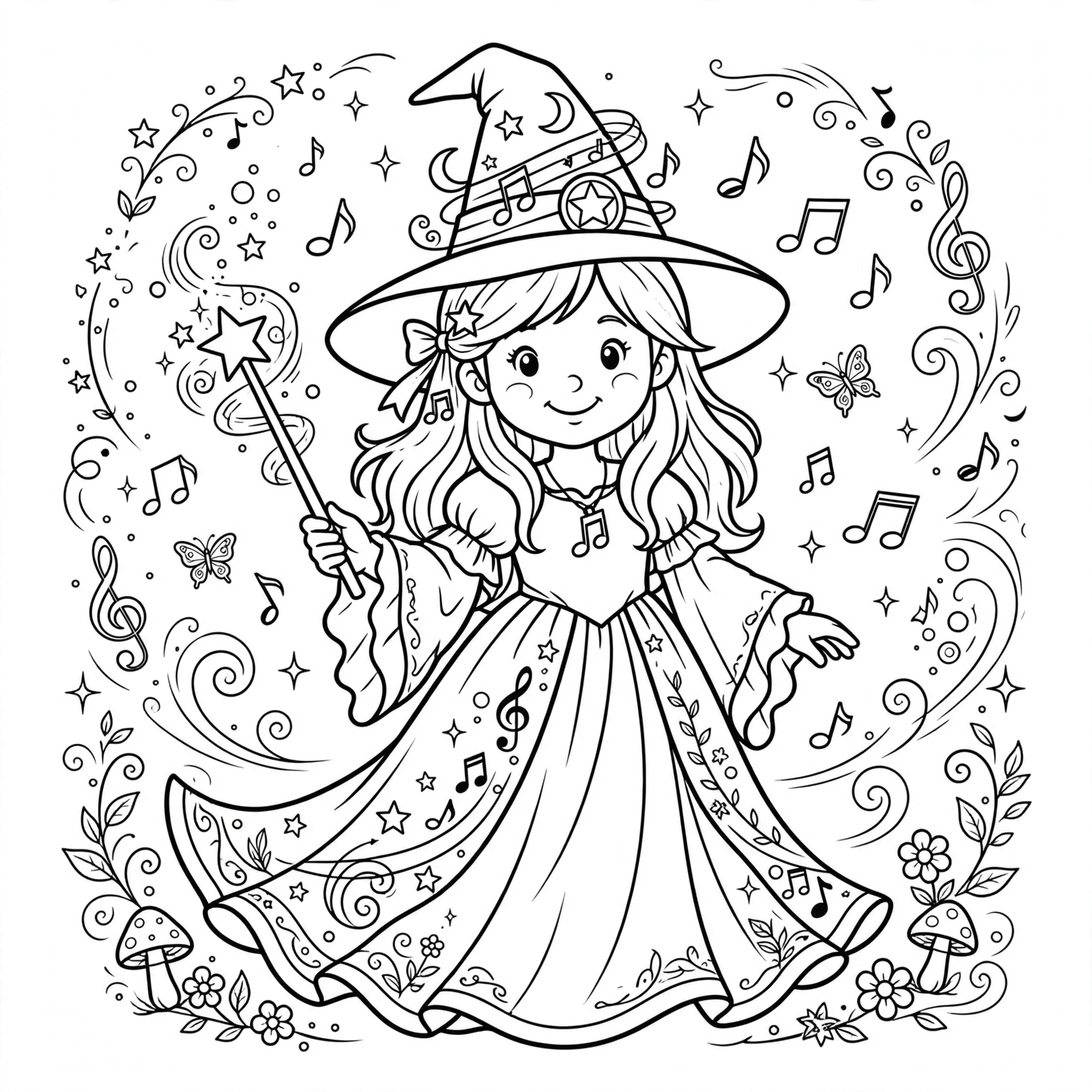 Wicked 3 Glinda para colorear